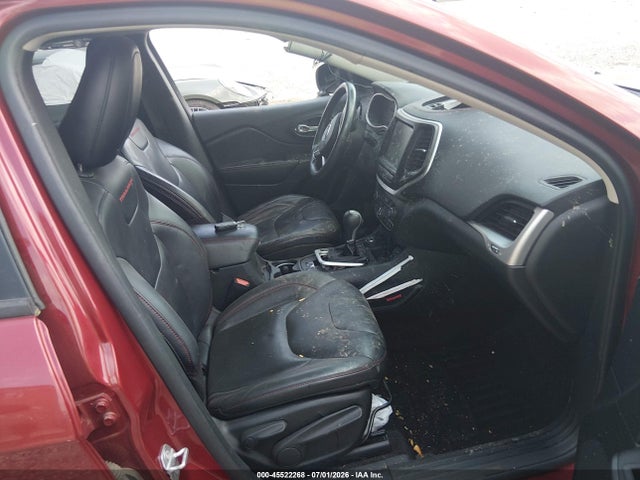 2015 Jeep Cherokee Trailhawk მანქანა იყიდება აუქციონზე, vin: 1C4PJMBS5FW529791, აუქციონის ნომერი: 45522268
