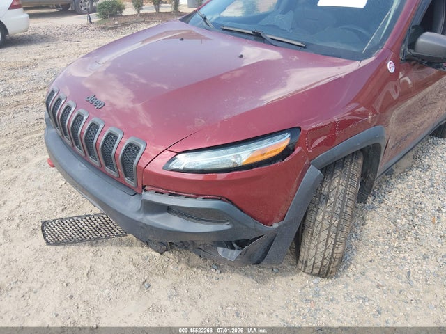2015 Jeep Cherokee Trailhawk მანქანა იყიდება აუქციონზე, vin: 1C4PJMBS5FW529791, აუქციონის ნომერი: 45522268