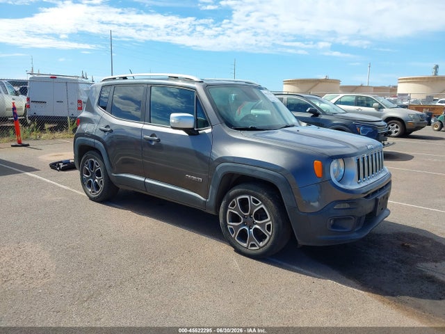 Aukcja sprzedaży 2016 Jeep Renegade Limited, vin: ZACCJADT5GPC87585, numer aukcji: 45522295