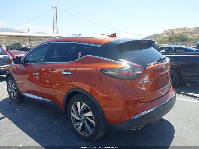 Продажа на аукционе авто 2019 Nissan Murano Sl, vin: 5N1AZ2MJ0KN160809, номер лота: 45522536