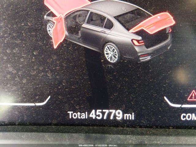 45522586 :رقم المزاد ، WBA7U2C00LCD19766 vin ، 2020 Bmw 750i Xdrive مزاد بيع
