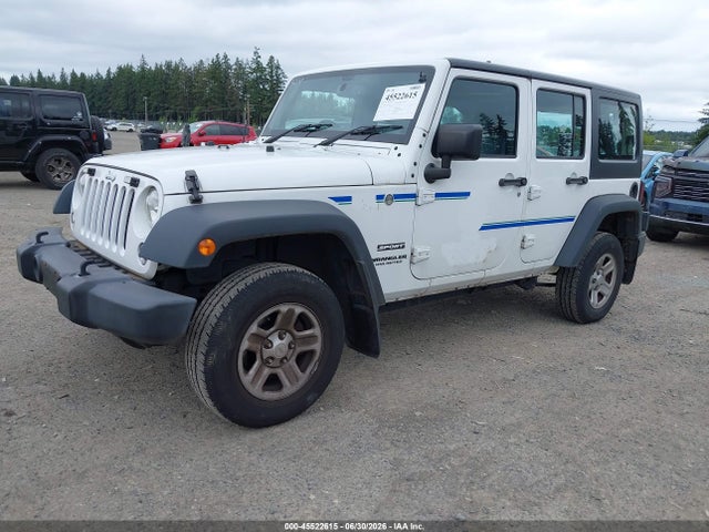 1C4BJWKGXGL200329 Jeep Wrangler Unlimited Sport Rhd