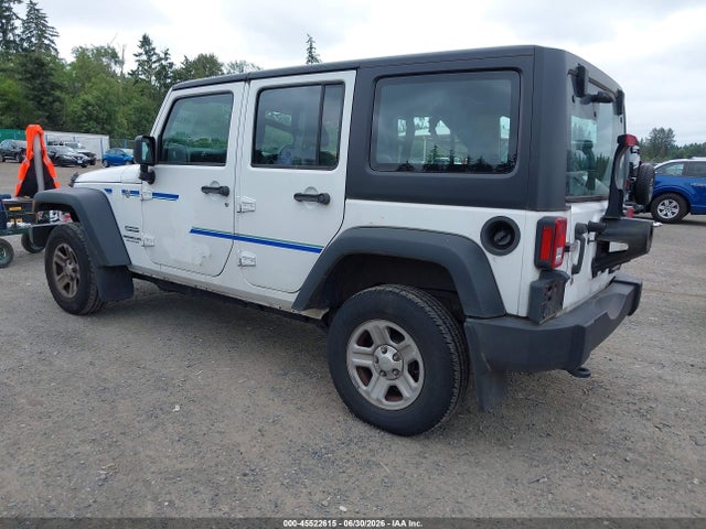 Продажа на аукционе авто 2016 Jeep Wrangler Unlimited Sport Rhd, vin: 1C4BJWKGXGL200329, номер лота: 45522615