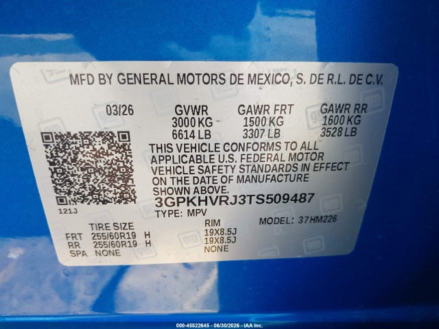 Honda Prologue Ex 2026 3GPKHVRJ3TS509487 Image 9