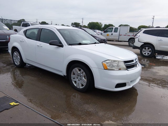 Aukcja sprzedaży 2013 Dodge Avenger Se, vin: 1C3CDZAB2DN719060, numer aukcji: 45522801