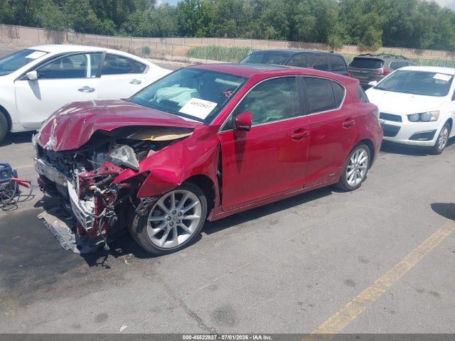 Продаж на аукціоні авто 2012 Lexus Ct 200h Premium, vin: JTHKD5BH5C2109476, номер лоту: 45522827
