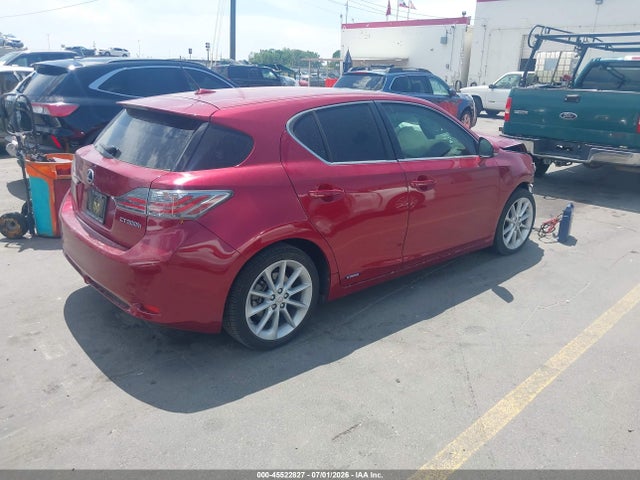 Продаж на аукціоні авто 2012 Lexus Ct 200h Premium, vin: JTHKD5BH5C2109476, номер лоту: 45522827