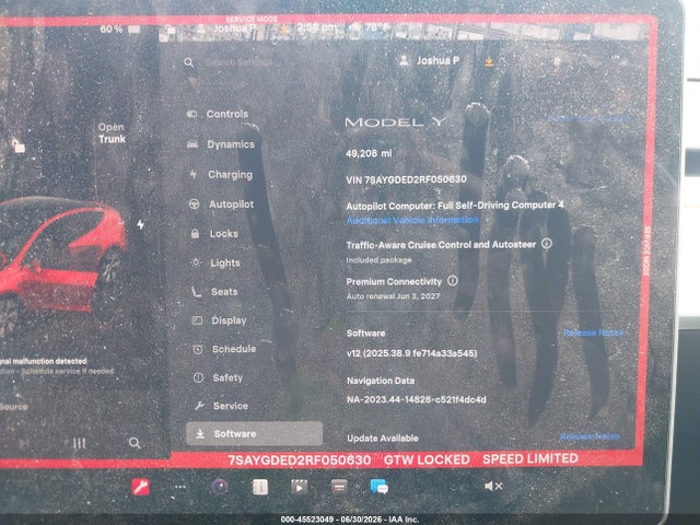 Tesla Model Y 2024 7SAYGDED2RF050630 Image 7