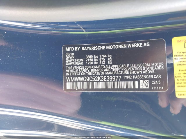 Продаж на аукціоні авто 2019 Mini Convertible Cooper S, vin: WMWWG9C52K3E39977, номер лоту: 45523220