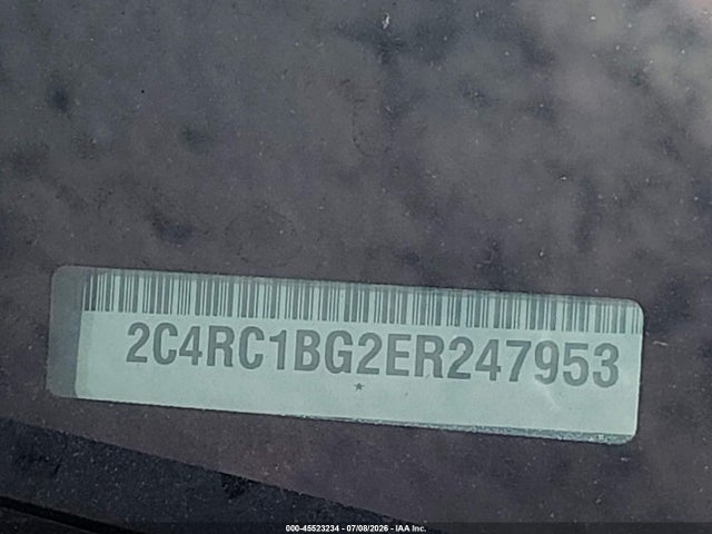 45523234 :رقم المزاد ، 2C4RC1BG2ER247953 vin ، 2014 Chrysler Town & Country Touring مزاد بيع