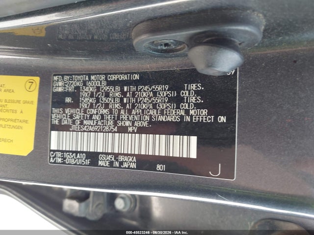 45523246 :رقم المزاد ، JTEES42A692128754 vin ، 2009 Toyota Highlander Limited مزاد بيع