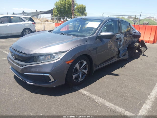 45523385 :رقم المزاد ، 19XFC2F65LE009362 vin ، 2020 Honda Civic Lx مزاد بيع