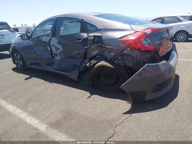 45523385 :رقم المزاد ، 19XFC2F65LE009362 vin ، 2020 Honda Civic Lx مزاد بيع