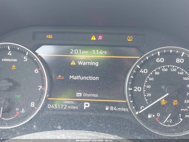 Aukcja sprzedaży 2022 Mitsubishi Outlander Es 2.5 S-awc, vin: JA4J4TA85NZ041672, numer aukcji: 45523425