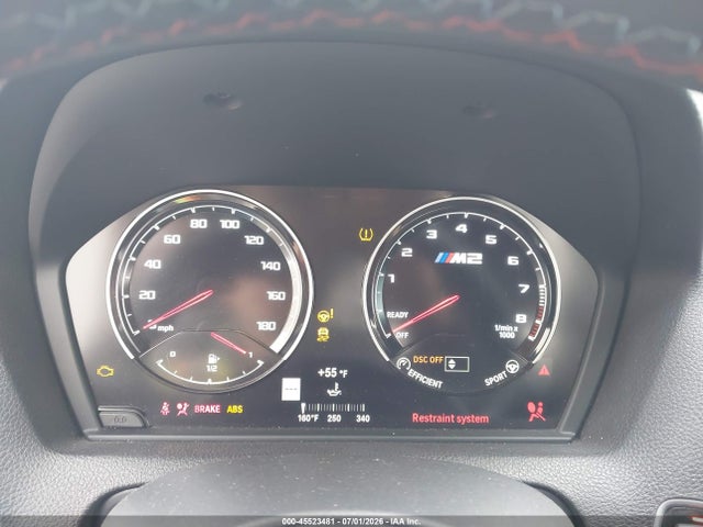 45523481 :رقم المزاد ، WBS2U7C07L7E75170 vin ، 2020 Bmw M2 Competition مزاد بيع