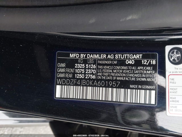Mercedes-Benz E 300 2019 WDDZF4JB0KA601957 Image 9