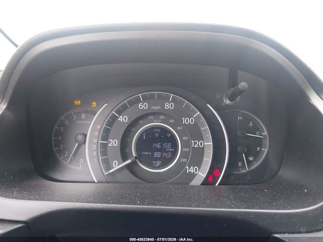 45523940 :رقم المزاد ، 2HKRM3H78DH507154 vin ، 2013 Honda Cr-v Ex-l مزاد بيع