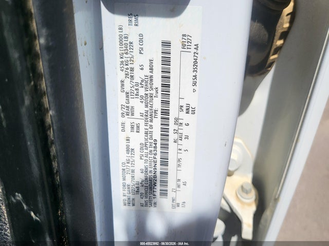 Ford F250 2022 1FT7W2BN9NEF63849 Image 19
