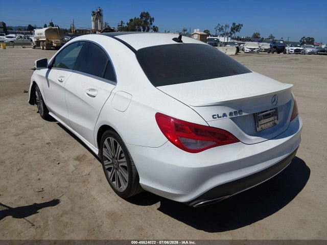 45524022 :رقم المزاد ، WDDSJ4EBXJN696643 vin ، 2018 Mercedes-benz Cla 250 مزاد بيع
