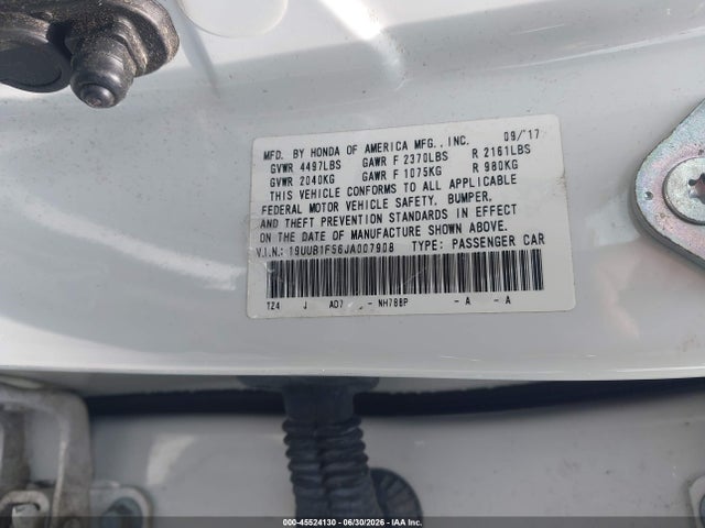 Aukcja sprzedaży 2018 Acura Tlx Tech Pkg, vin: 19UUB1F56JA007908, numer aukcji: 45524130