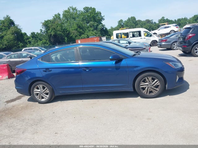 2019 Hyundai Elantra Sel მანქანა იყიდება აუქციონზე, vin: 5NPD84LF4KH408654, აუქციონის ნომერი: 45524291