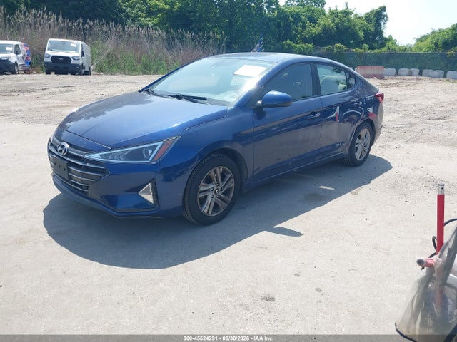 2019 Hyundai Elantra Sel მანქანა იყიდება აუქციონზე, vin: 5NPD84LF4KH408654, აუქციონის ნომერი: 45524291