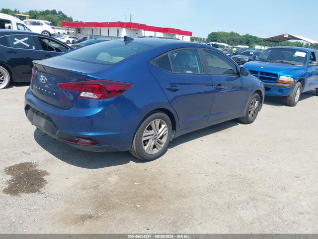 2019 Hyundai Elantra Sel მანქანა იყიდება აუქციონზე, vin: 5NPD84LF4KH408654, აუქციონის ნომერი: 45524291