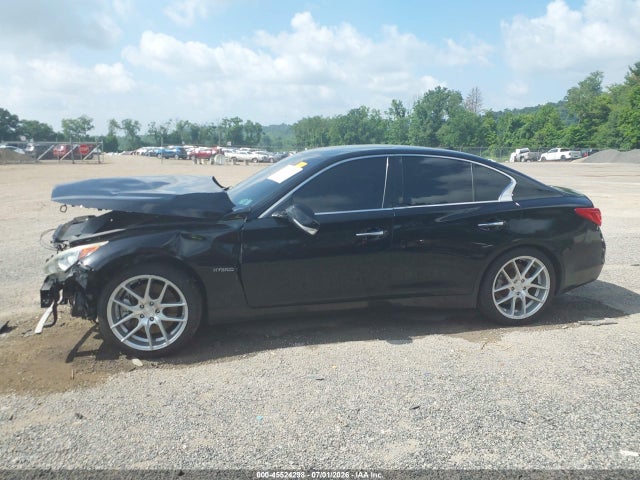 45524298 :رقم المزاد ، JN1AV7AR8EM700105 vin ، 2014 Infiniti Q50 Hybrid Sport مزاد بيع