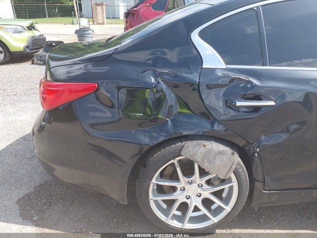 45524298 :رقم المزاد ، JN1AV7AR8EM700105 vin ، 2014 Infiniti Q50 Hybrid Sport مزاد بيع