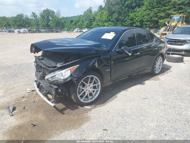 45524298 :رقم المزاد ، JN1AV7AR8EM700105 vin ، 2014 Infiniti Q50 Hybrid Sport مزاد بيع