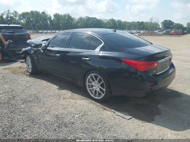 45524298 :رقم المزاد ، JN1AV7AR8EM700105 vin ، 2014 Infiniti Q50 Hybrid Sport مزاد بيع