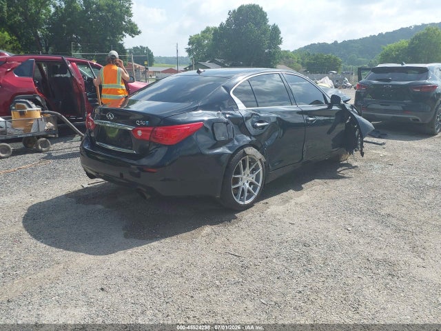 45524298 :رقم المزاد ، JN1AV7AR8EM700105 vin ، 2014 Infiniti Q50 Hybrid Sport مزاد بيع