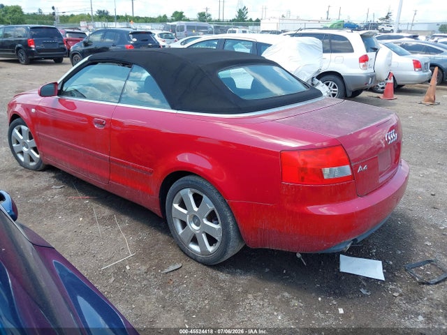 45524418 :رقم المزاد ، WAUAC48H04K010211 vin ، 2004 Audi A4 1.8t مزاد بيع