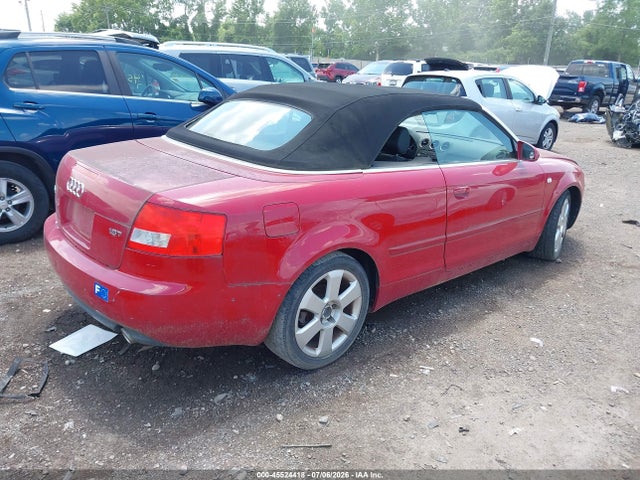 45524418 :رقم المزاد ، WAUAC48H04K010211 vin ، 2004 Audi A4 1.8t مزاد بيع