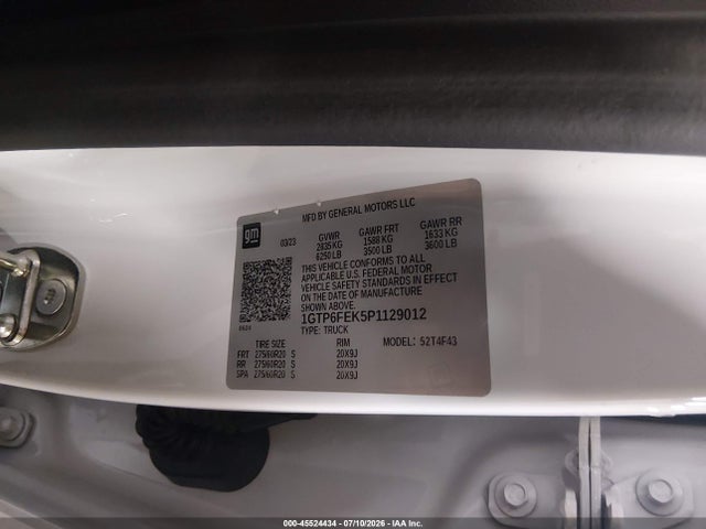 2023 Gmc Canyon 4wd  Short Box Denali მანქანა იყიდება აუქციონზე, vin: 1GTP6FEK5P1129012, აუქციონის ნომერი: 45524434