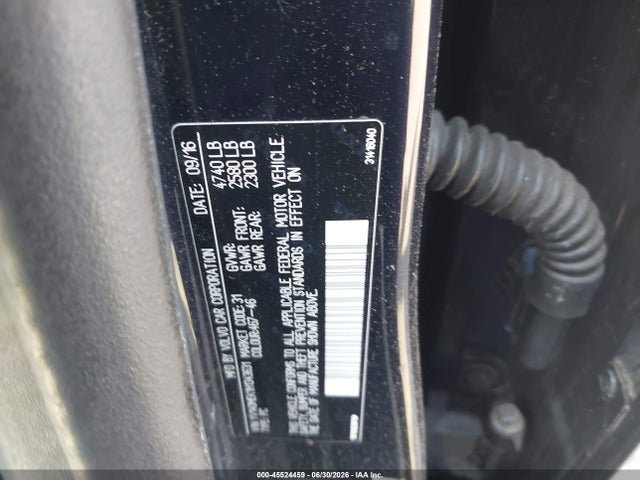 45524459 :رقم المزاد ، YV140MEK1H1343631 vin ، 2017 Volvo V60 T5 Premier مزاد بيع