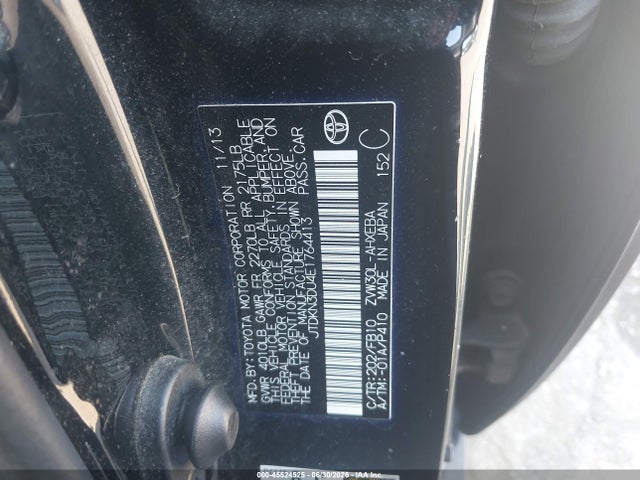 Toyota Prius Three 2014 JTDKN3DU4E1764413 Image 9
