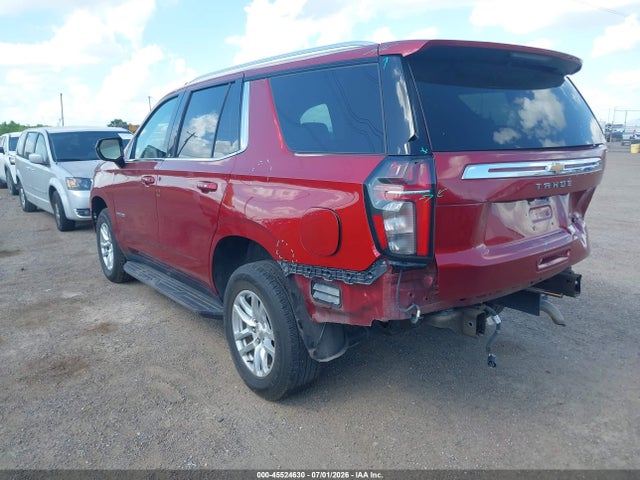 45524630 :رقم المزاد ، 1GNSCNKD6MR361786 vin ، 2021 Chevrolet Tahoe 2wd Lt مزاد بيع