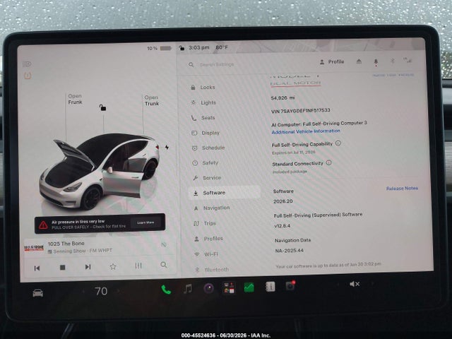 Продажа на аукционе авто 2022 Tesla Model Y Performance Dual Motor All-wheel Drive, vin: 7SAYGDEF1NF517533, номер лота: 45524636