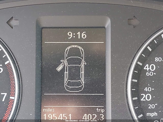 45524643 :رقم المزاد ، 1VWBP7A34CC010102 vin ، 2012 Volkswagen Passat 2.5l Se مزاد بيع