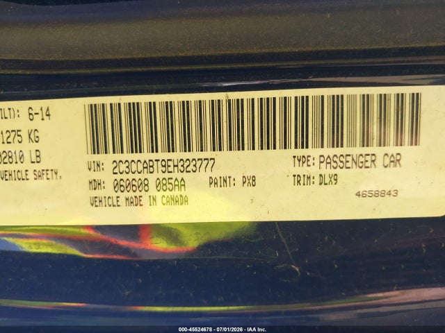 Aukcja sprzedaży 2014 Chrysler 300 300s, vin: 2C3CCABT9EH323777, numer aukcji: 45524678
