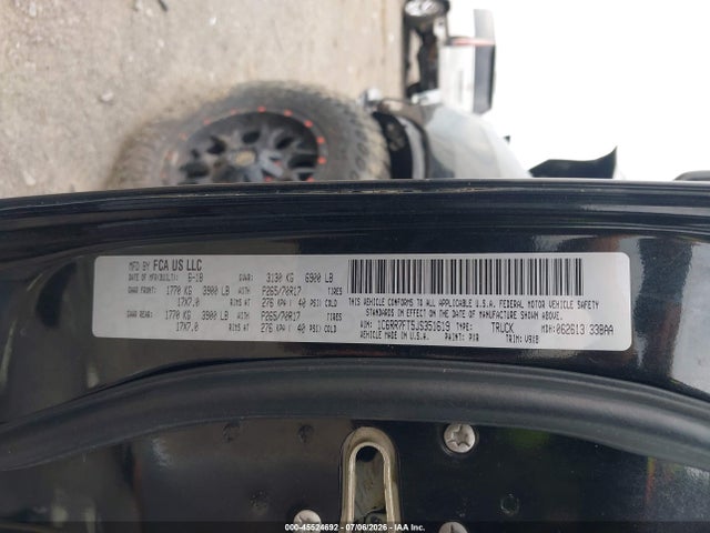 45524692 :رقم المزاد ، 1C6RR7FT5JS351619 vin ، 2018 Ram 1500 Express  4x4 6'4 Box مزاد بيع
