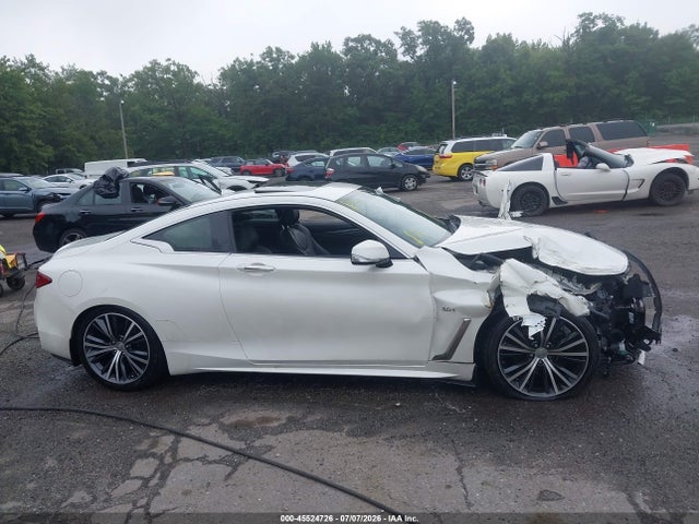 45524726 :رقم المزاد ، JN1EV7EL1JM390770 vin ، 2018 Infiniti Q60 3.0t Luxe مزاد بيع