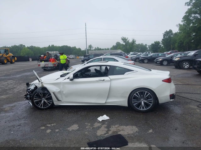 45524726 :رقم المزاد ، JN1EV7EL1JM390770 vin ، 2018 Infiniti Q60 3.0t Luxe مزاد بيع
