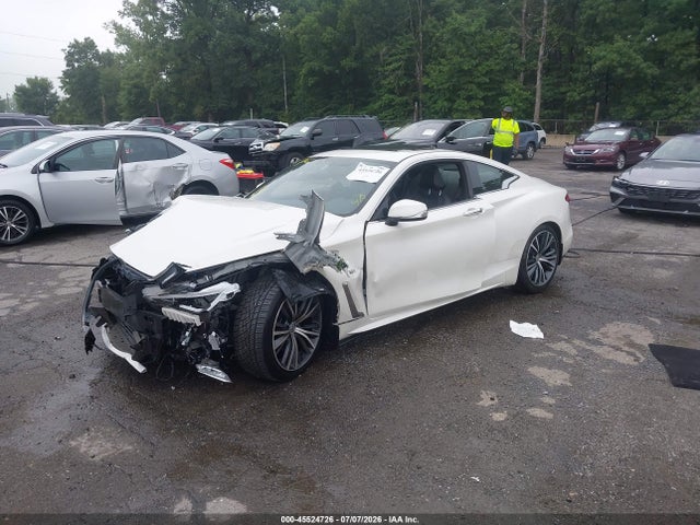 45524726 :رقم المزاد ، JN1EV7EL1JM390770 vin ، 2018 Infiniti Q60 3.0t Luxe مزاد بيع