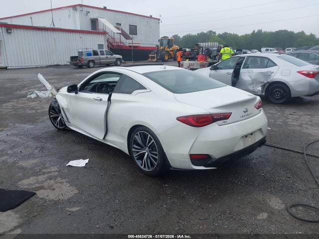 45524726 :رقم المزاد ، JN1EV7EL1JM390770 vin ، 2018 Infiniti Q60 3.0t Luxe مزاد بيع