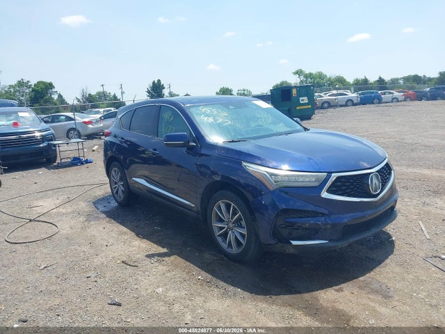 2020 Acura Rdx Technology Package მანქანა იყიდება აუქციონზე, vin: 5J8TC1H5XLL000280, აუქციონის ნომერი: 45524877