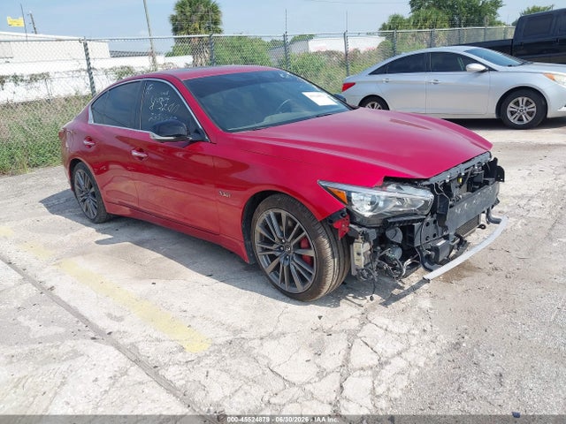 Продажа на аукционе авто 2018 Infiniti Q50 3.0t Red Sport 400, vin: JN1FV7AP2JM460936, номер лота: 45524879