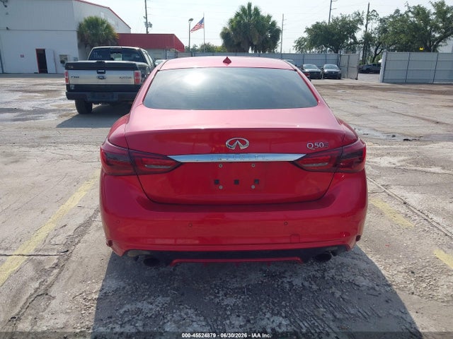 Aukcja sprzedaży 2018 Infiniti Q50 3.0t Red Sport 400, vin: JN1FV7AP2JM460936, numer aukcji: 45524879