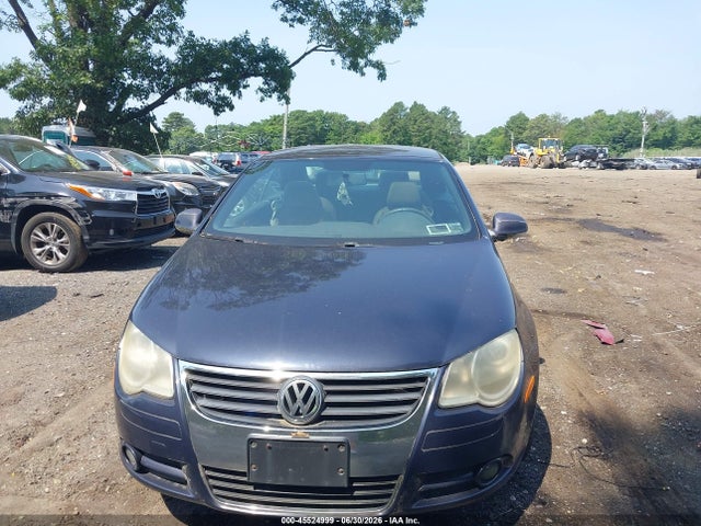 2008 Volkswagen Eos Komfort/turbo მანქანა იყიდება აუქციონზე, vin: WVWAA71F98V052061, აუქციონის ნომერი: 45524999